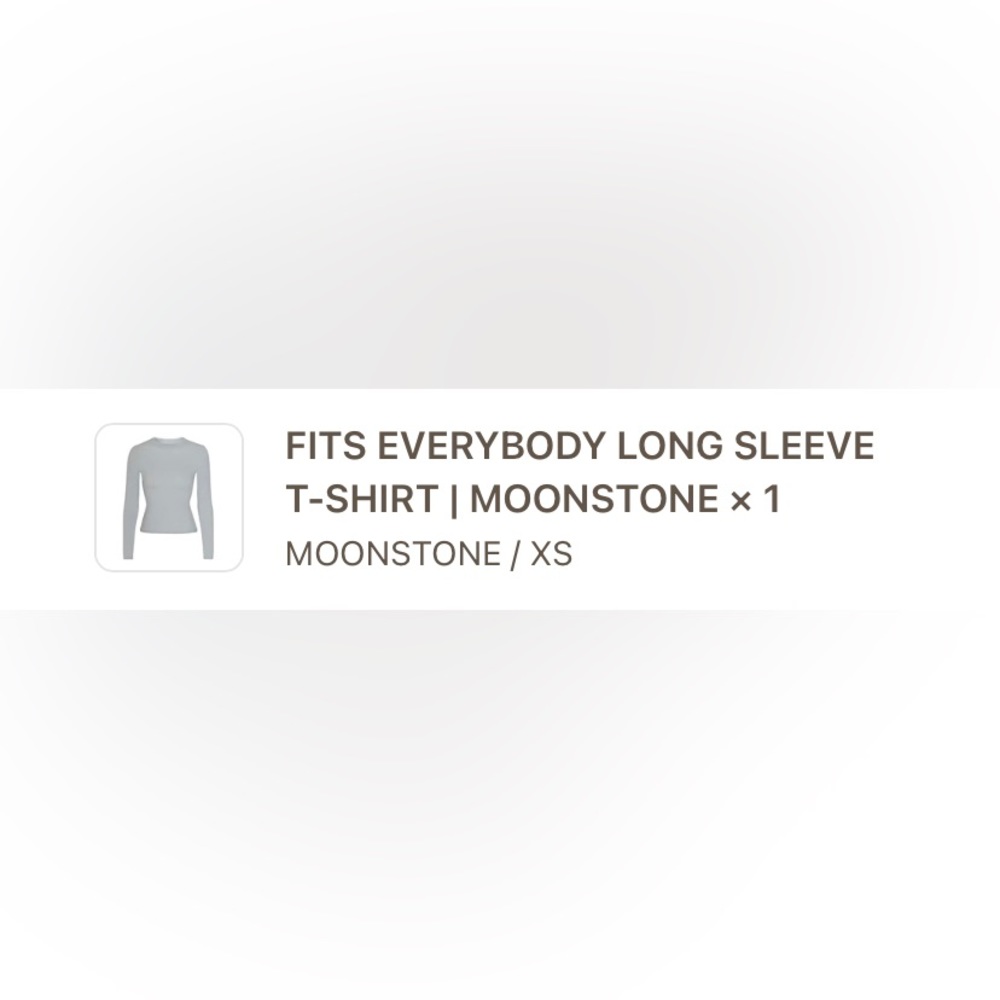 Fits everybody Lon sleeve T Shirt